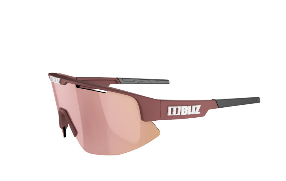 Bliz "Matrix Small" - Burgundy Frame / Brown with Rose Multi Lens