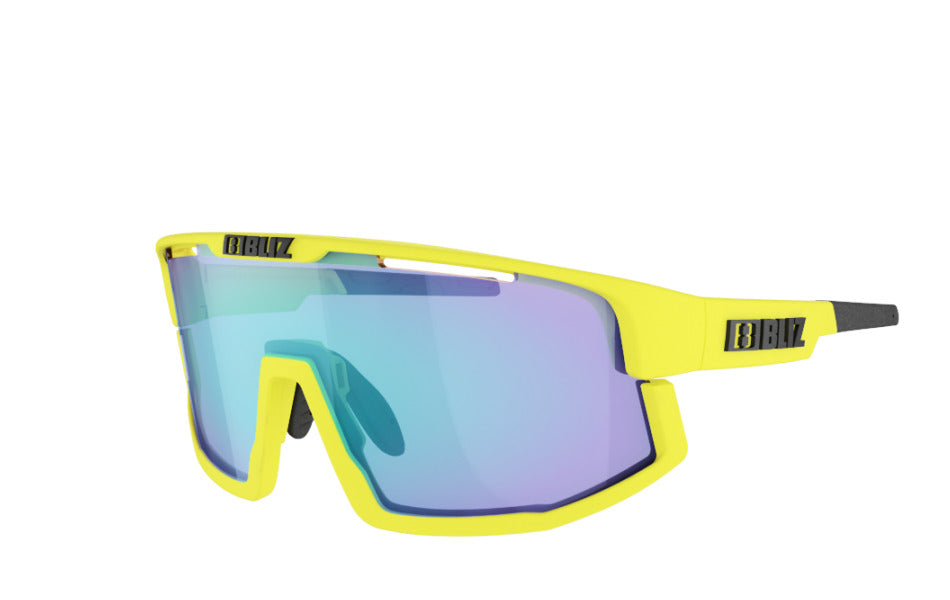 Bliz "Vision" - Matte Yellow Frame / Smoke with Blue Multi Lens