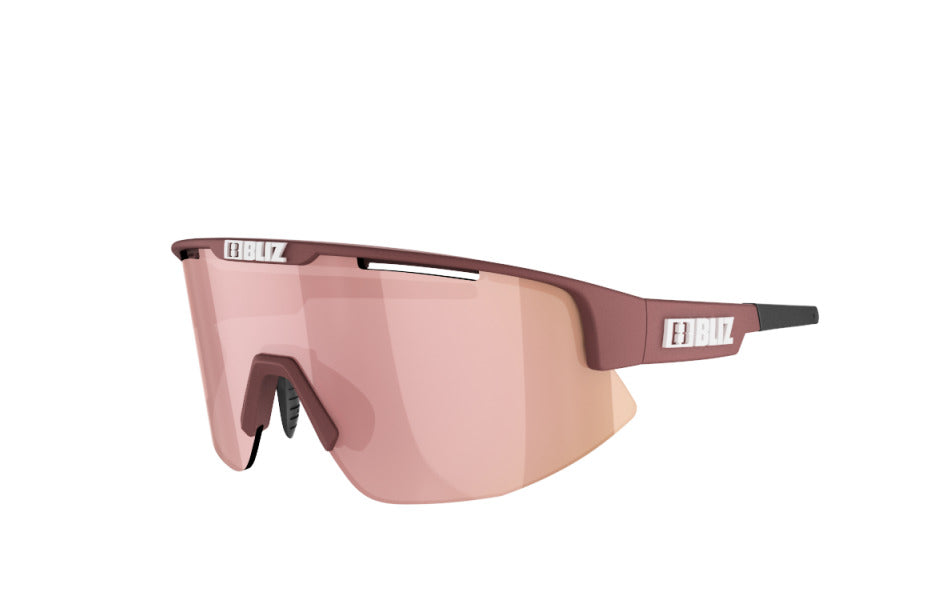 Bliz "Matrix Small" - Burgundy Frame / Brown with Rose Multi Lens