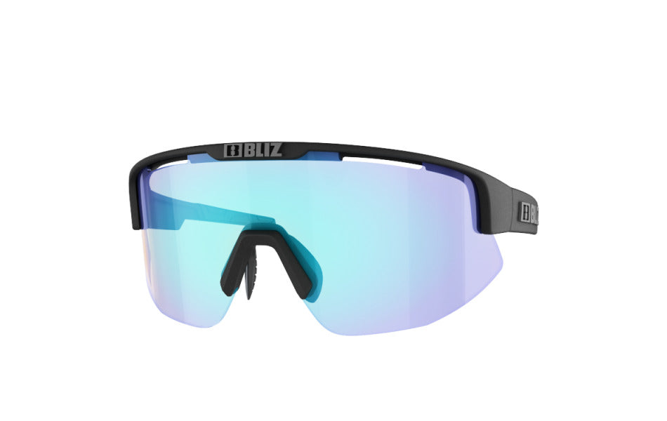 Bliz "Matrix Small" - Nordic Light / Matte Black Frame with Blue Multi Lens