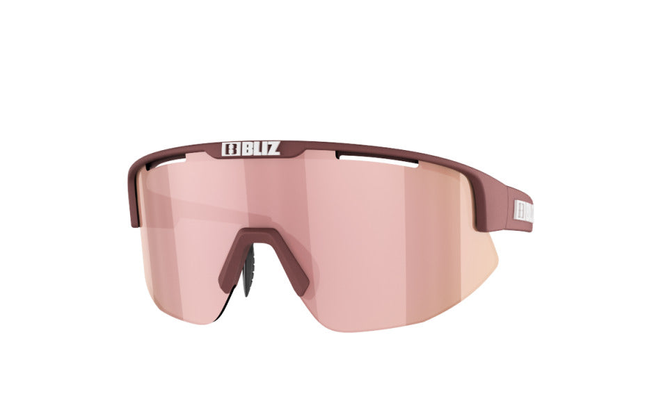 Bliz "Matrix Small" - Burgundy Frame / Brown with Rose Multi Lens