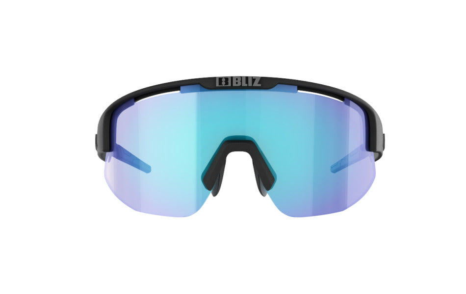 Bliz "Matrix Small" - Nordic Light / Matte Black Frame with Blue Multi Lens