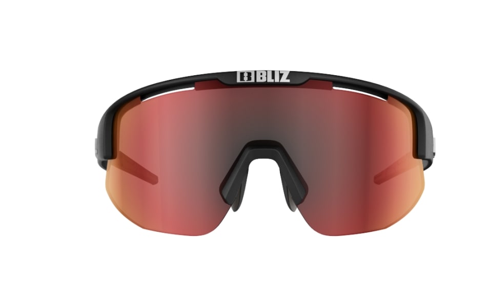 Bliz "Matrix" - Matte Black Frame / Brown with Red Multi Lens