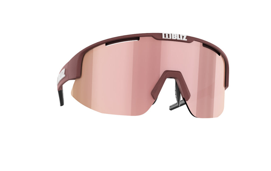 Bliz "Matrix Small" - Burgundy Frame / Brown with Rose Multi Lens