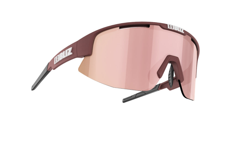 Bliz "Matrix Small" - Burgundy Frame / Brown with Rose Multi Lens