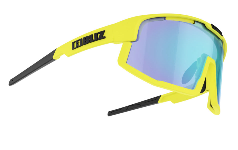 Bliz "Vision" - Matte Yellow Frame / Smoke with Blue Multi Lens