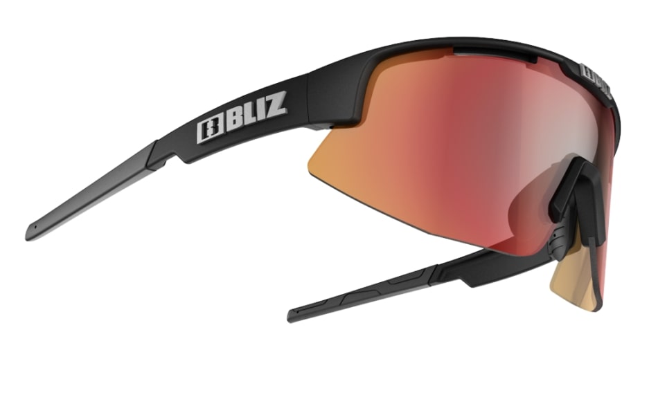 Bliz "Matrix" - Matte Black Frame / Brown with Red Multi Lens