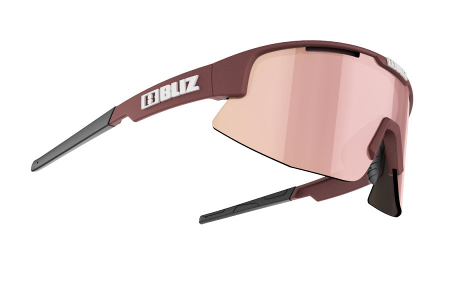 Bliz "Matrix Small" - Burgundy Frame / Brown with Rose Multi Lens