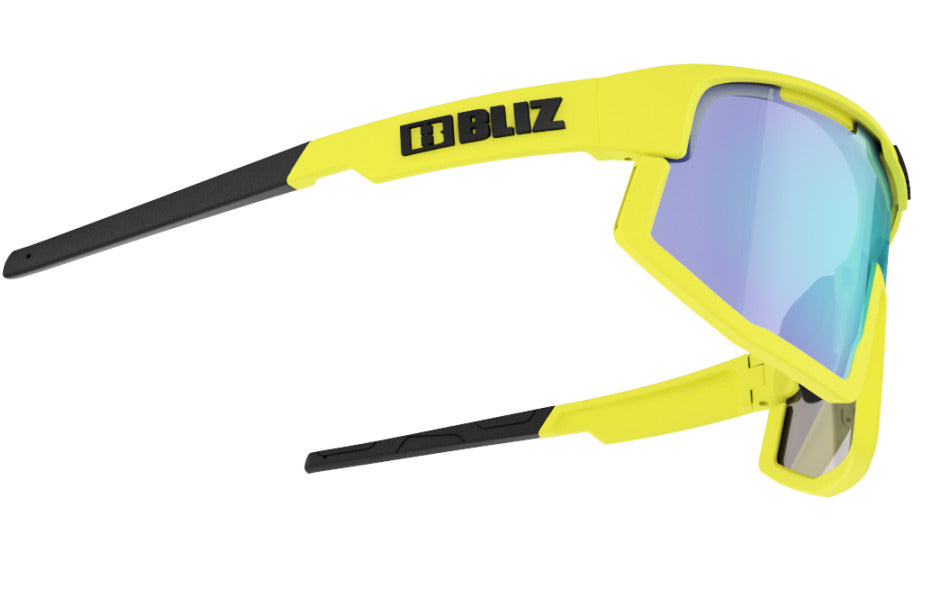 Bliz "Vision" - Matte Yellow Frame / Smoke with Blue Multi Lens