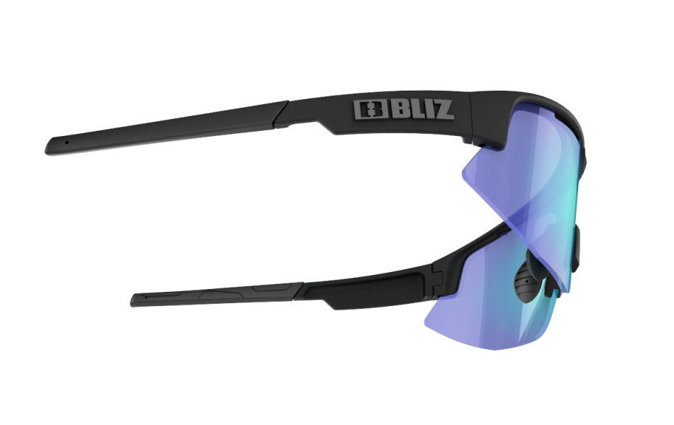 Bliz "Matrix Small" - Nordic Light / Matte Black Frame with Blue Multi Lens