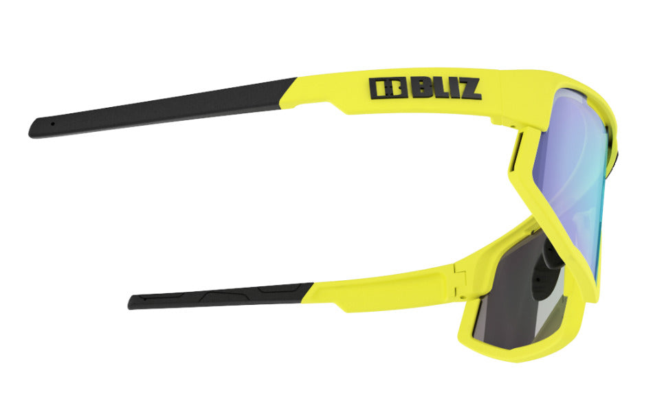 Bliz "Vision" - Matte Yellow Frame / Smoke with Blue Multi Lens