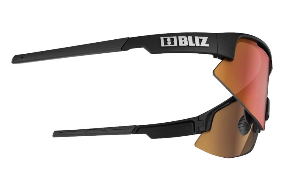 Bliz "Matrix" - Matte Black Frame / Brown with Red Multi Lens