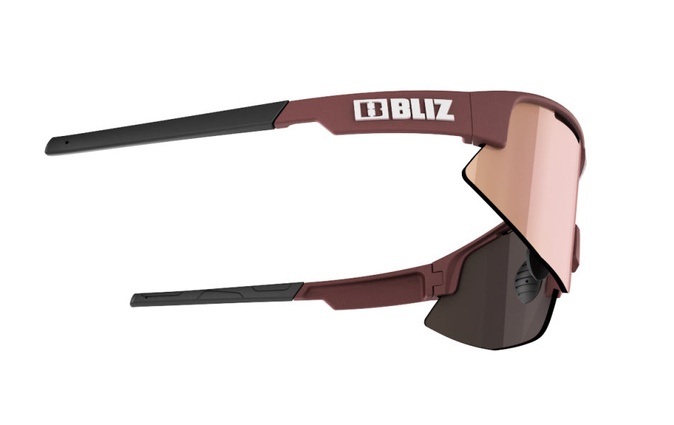 Bliz "Matrix Small" - Burgundy Frame / Brown with Rose Multi Lens