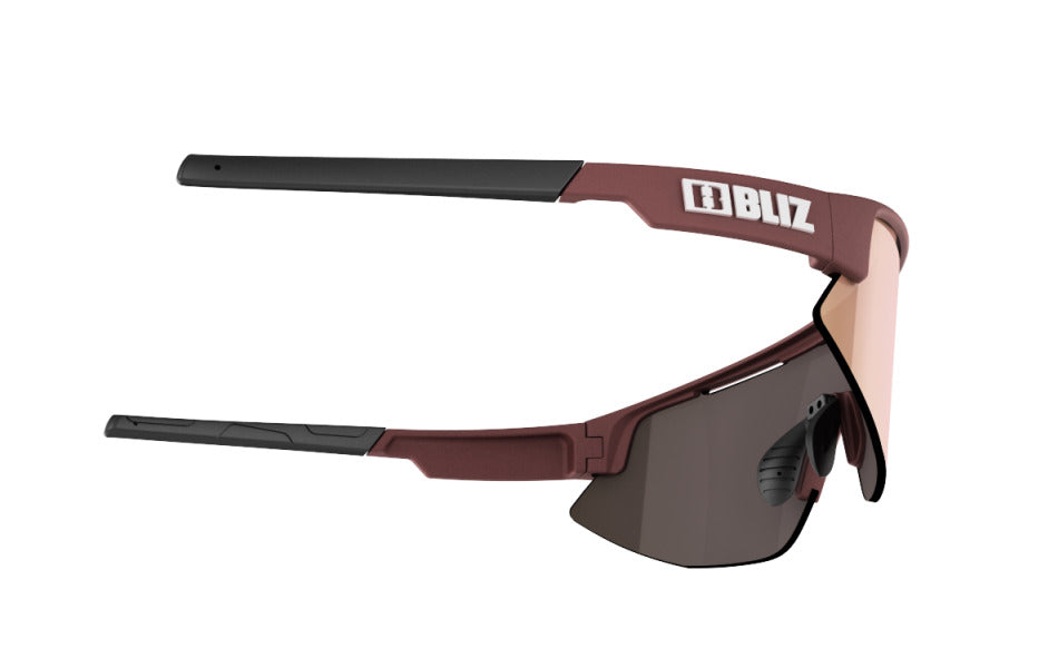 Bliz "Matrix Small" - Burgundy Frame / Brown with Rose Multi Lens