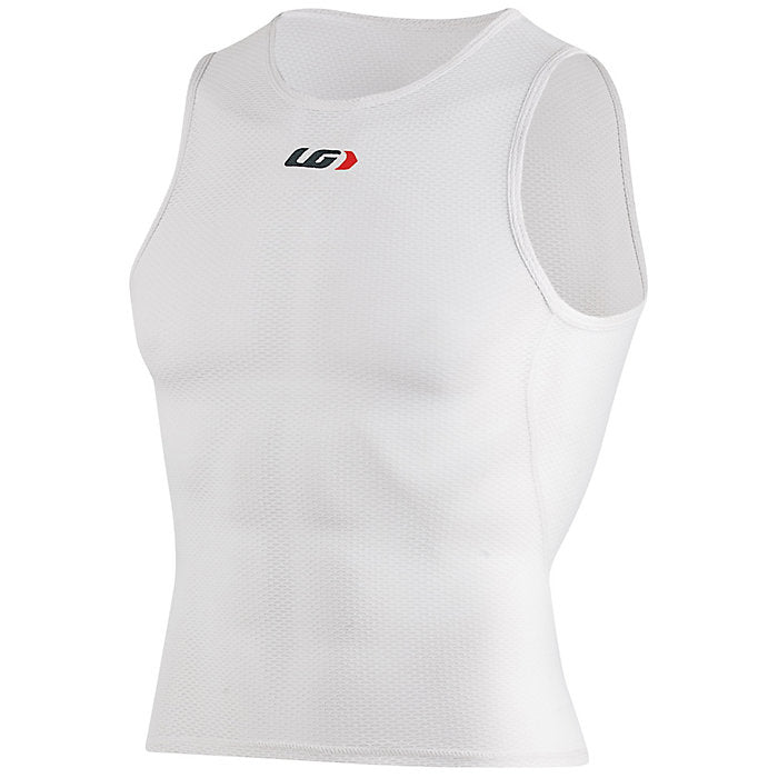 Men's Louis Garneau 1001 Singlet Base Layer Top-White