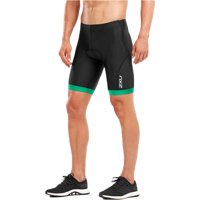 2XU Men's Active Tri Short Jolly Green