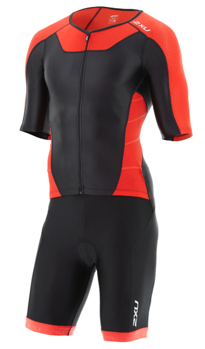 2XU X-VENT FULL ZIP TRISUIT Men's TRD/BLK