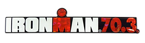 IRONMAN Triathlon 70.3 3D Reflective Decal Sticker