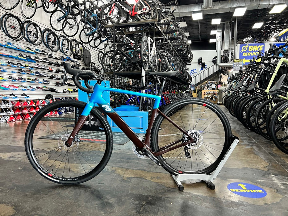 3T Exploro RaceMax SRAM Force AXS 2X - Blue/Brown 2022