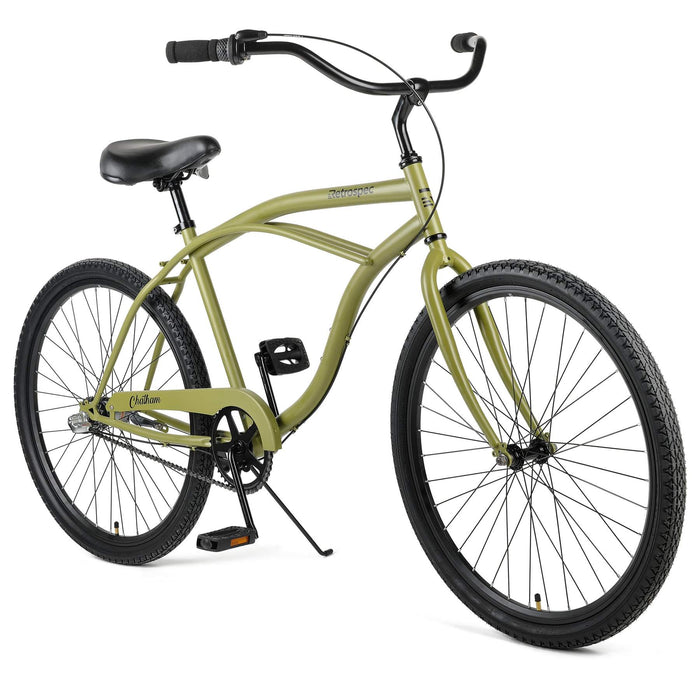 Retrospec Chatham Beach Cruiser 3-Speed 26" - Matte Military Green 2022