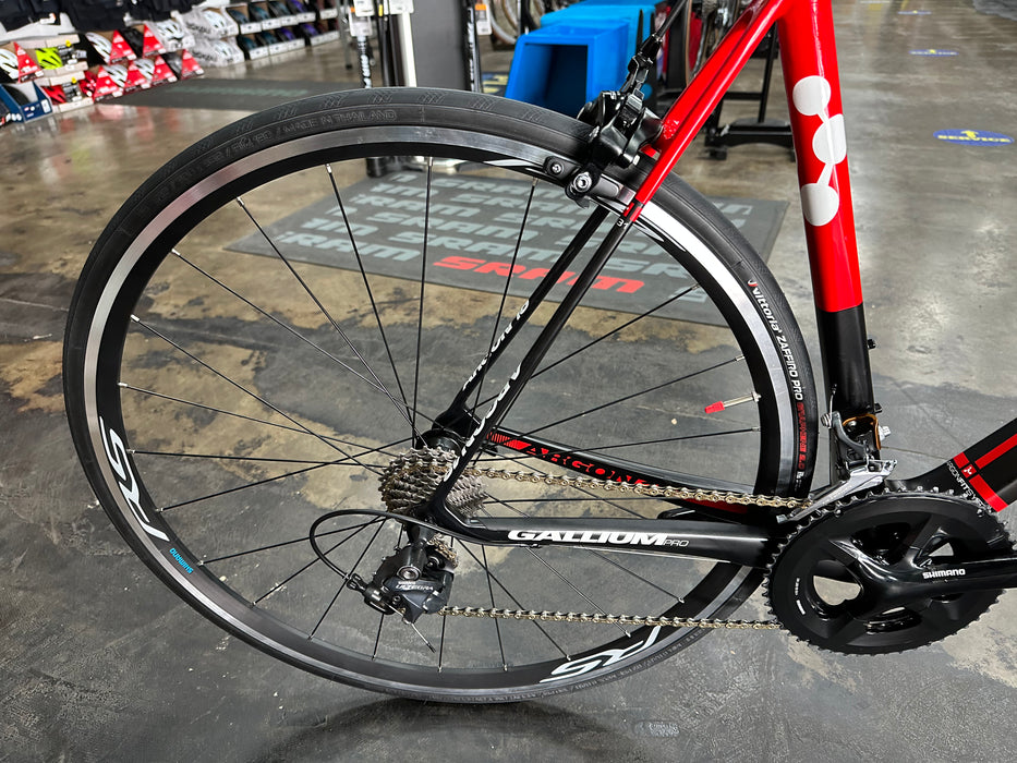 Argon 18 Gallium Pro Rim Shimano Ultegra 11 Speed - Black/Red 2014 DEMO