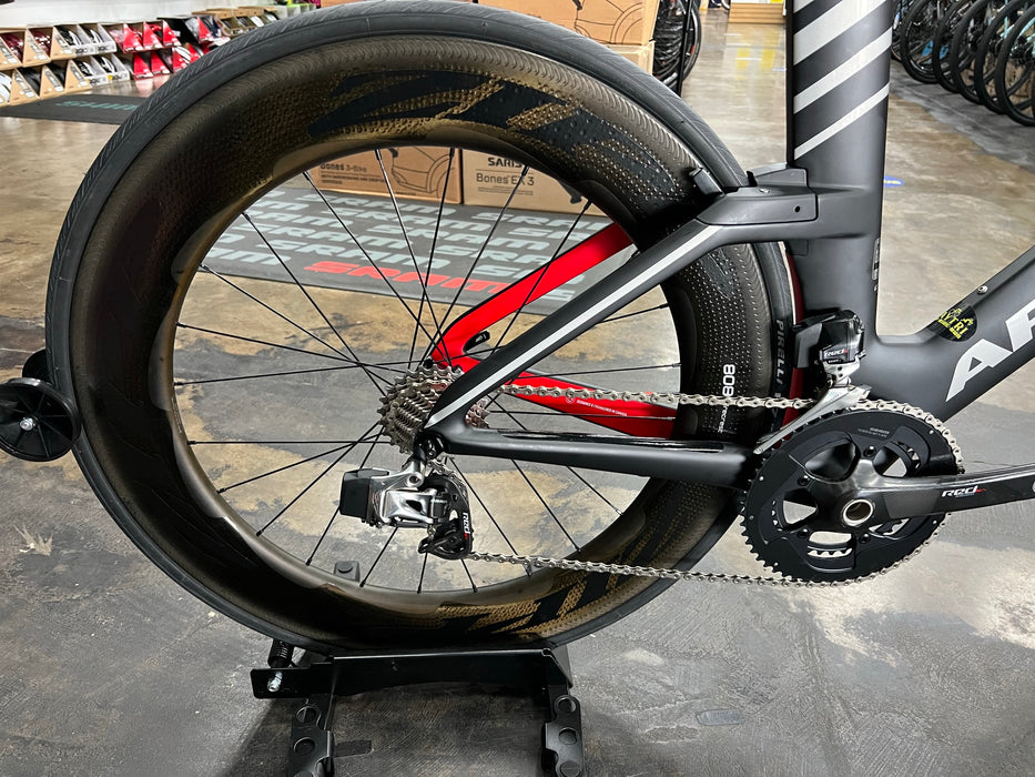 Argon 18 E-119 Tri+ SRAM Red eTap - Zipp 808 Firecrest Wheelset - Black 2022