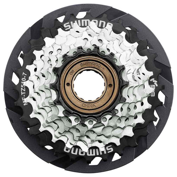 Shimano MF-TZ510 7-Speed 14-28T Freewheel w/Spoke Protector