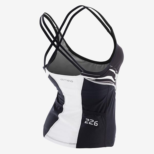 Women's Orca 226 Triathlon Singlet Black/White