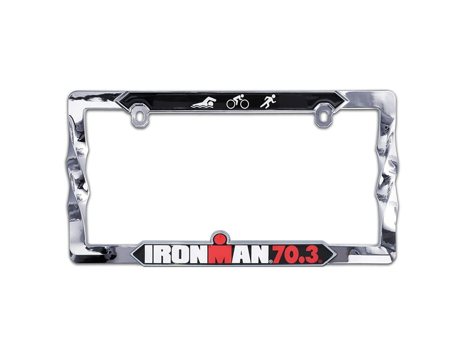 IRONMAN 70.3 Triathlon 3D License Plate Frame by Elektroplate