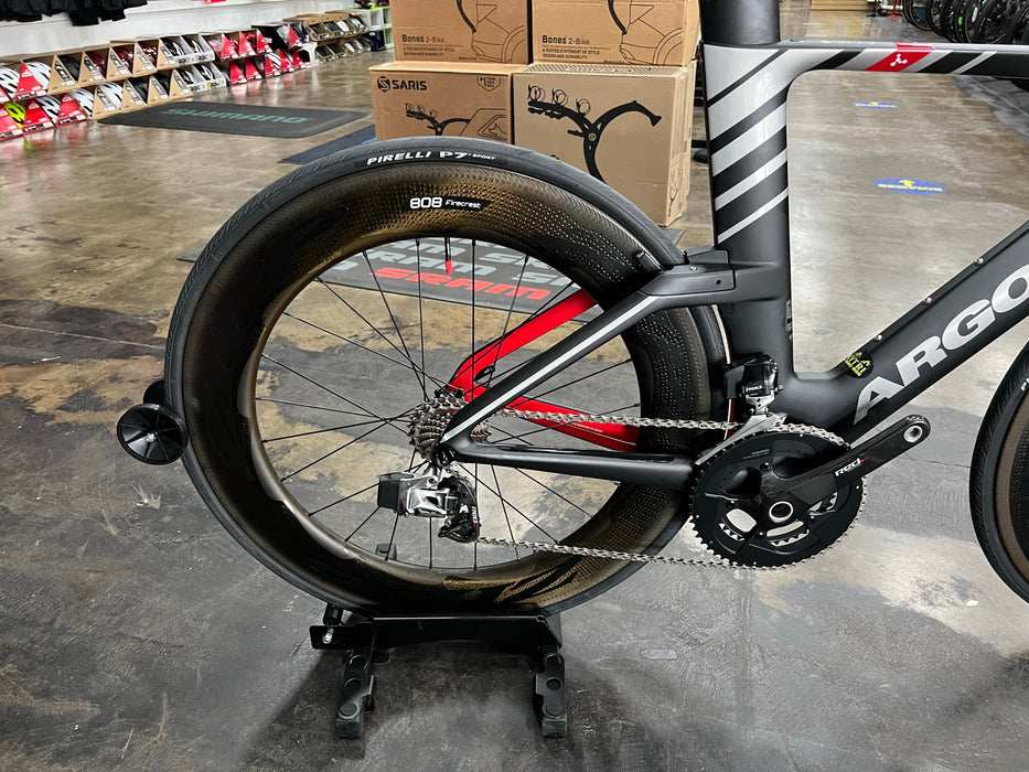 Argon 18 E-119 Tri+ SRAM Red eTap - Zipp 808 Firecrest Wheelset - Black 2022