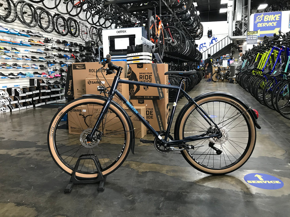 Breezer Bikes Doppler Cafe+ Shimano Deore 10 Speed - Deep Blue 2022