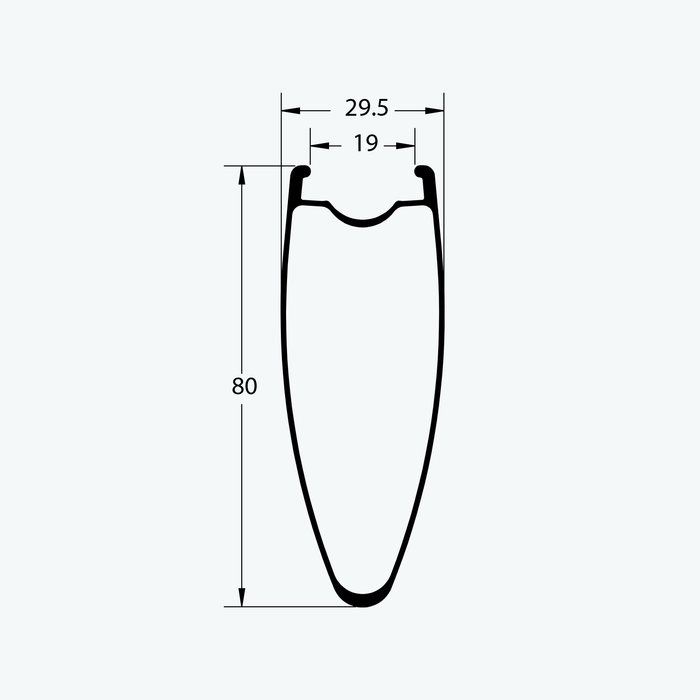 Reynolds AR80 Disc Carbon Clincher Tubeless Wheelset