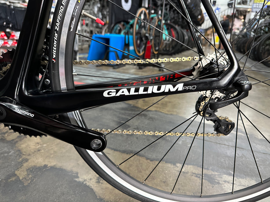 Argon 18 Gallium Pro Rim Shimano Ultegra 11 Speed - Black/Red 2014 DEMO