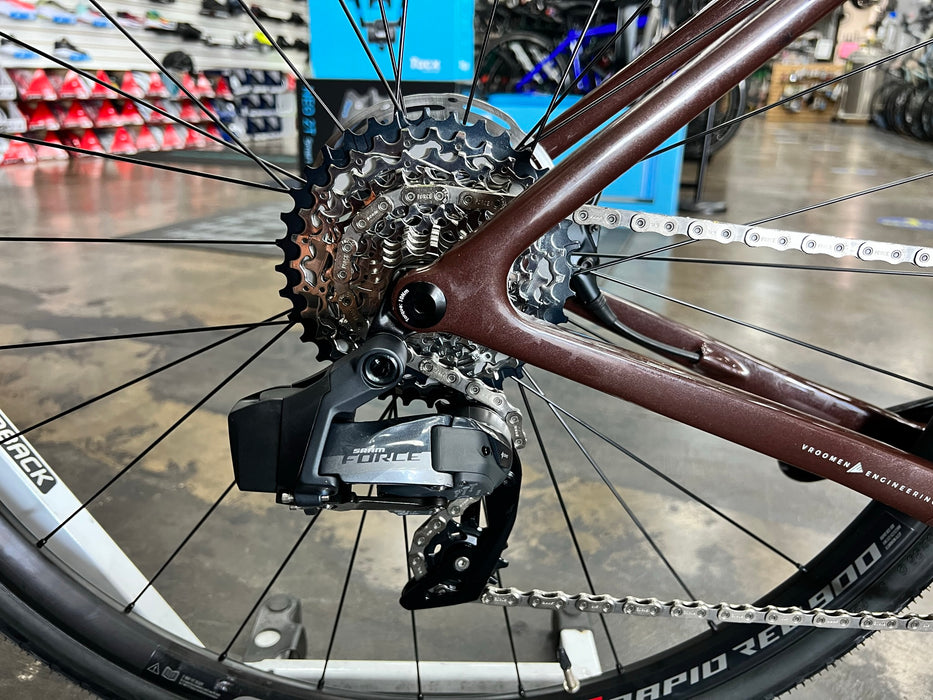 3T Exploro RaceMax SRAM Force AXS 2X - Blue/Brown 2022