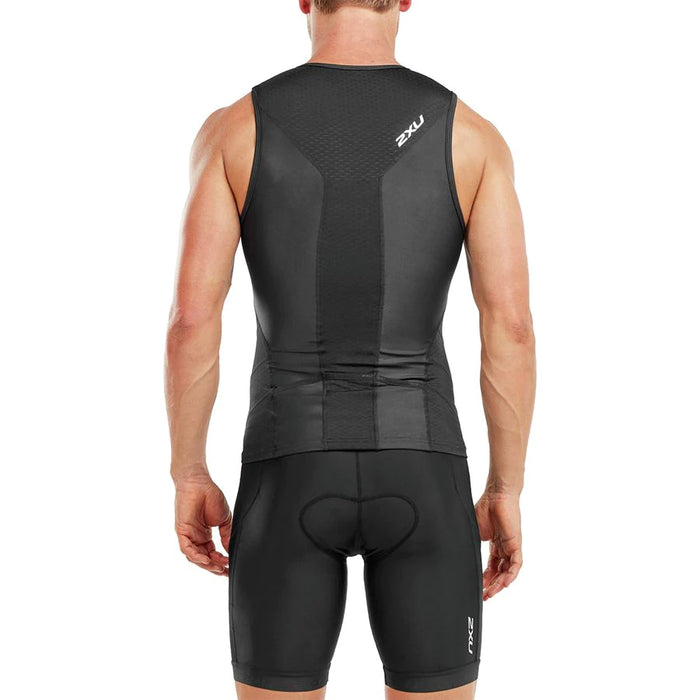 2XU Men's Perform Tri Singlet-BLK/BLK