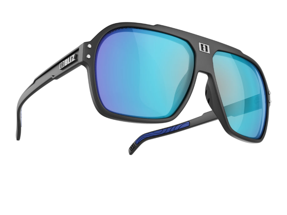 Bliz "Targa" Matte Black Smoke Frame w/Blue Multi Lens