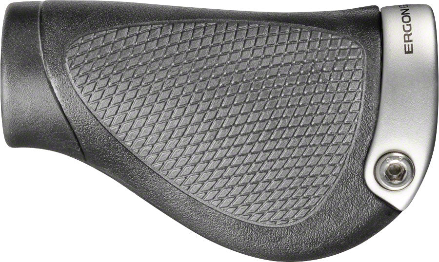 Ergon GP1-L Gripshift Grips: Large, Black/Gray