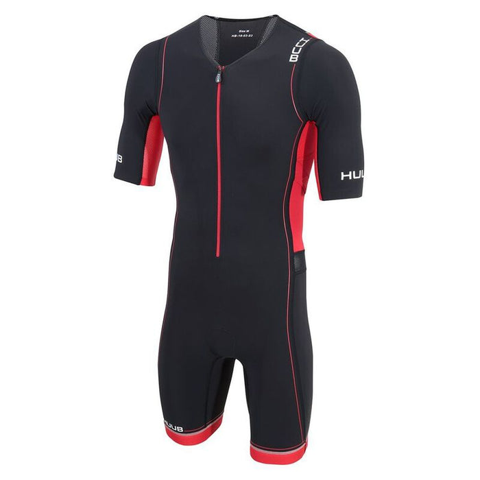 HUUB Core Long Course Tri Suit Sleeved Black/Red