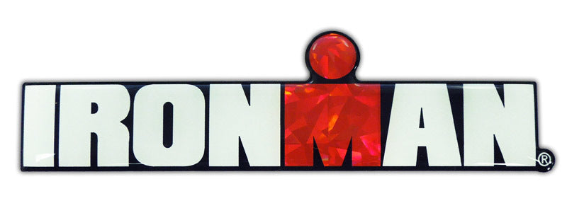 IRONMAN 3D Reflective Decal 5.5" x 1.5".