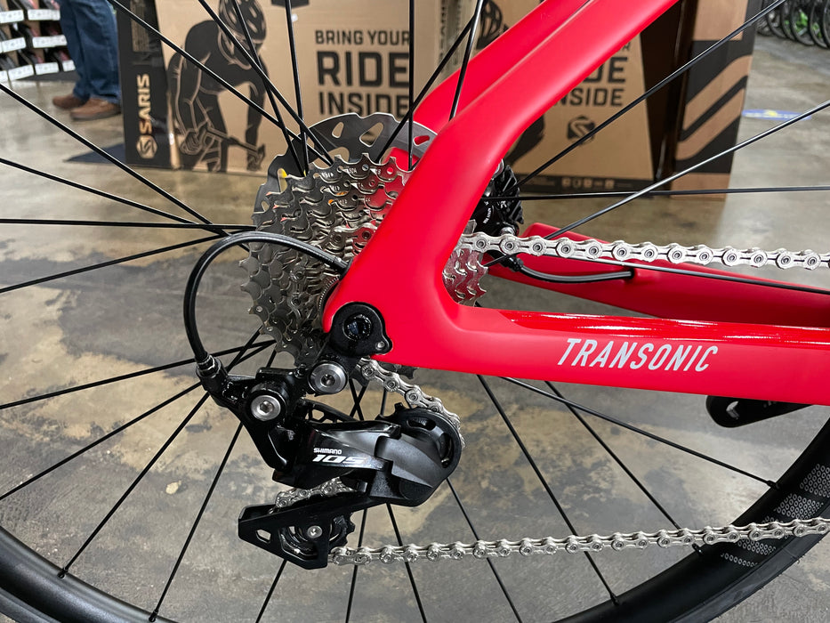 Fuji Transonic 2.3 Disc Shimano 105 11 Speed - Satin Red/Grey 2021