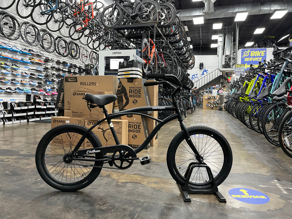 Retrospec Chatham Kid's Beach Cruiser 20" 1-Speed - Matte Black 2022