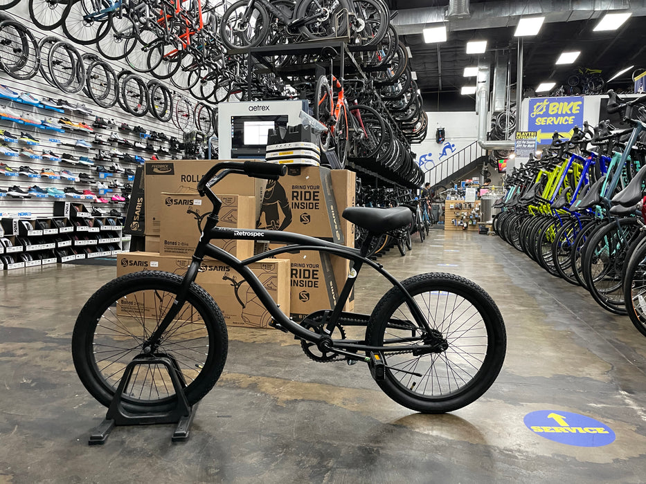 Retrospec Chatham Kid's Beach Cruiser 20" 1-Speed - Matte Black 2022