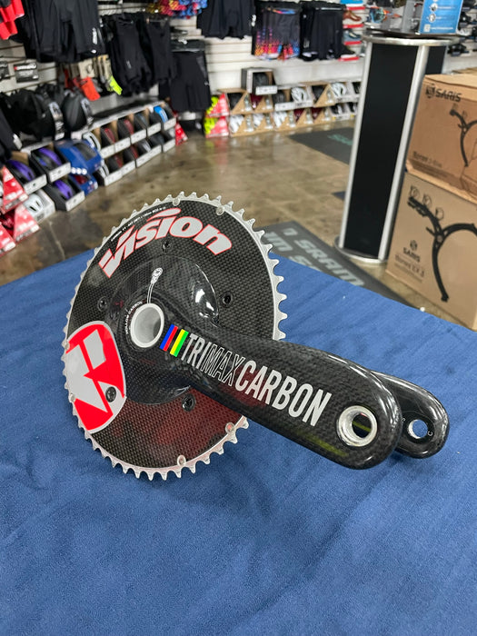 Vision TriMax Carbon TT Crankset 53-39TT 175mm Used