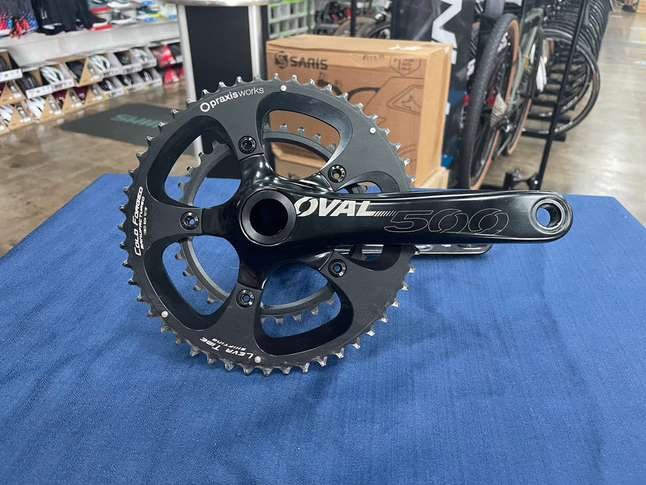 Oval Concepts 500 Praxis 30/28mm Spindle 50/34T 175mm Crankset Used