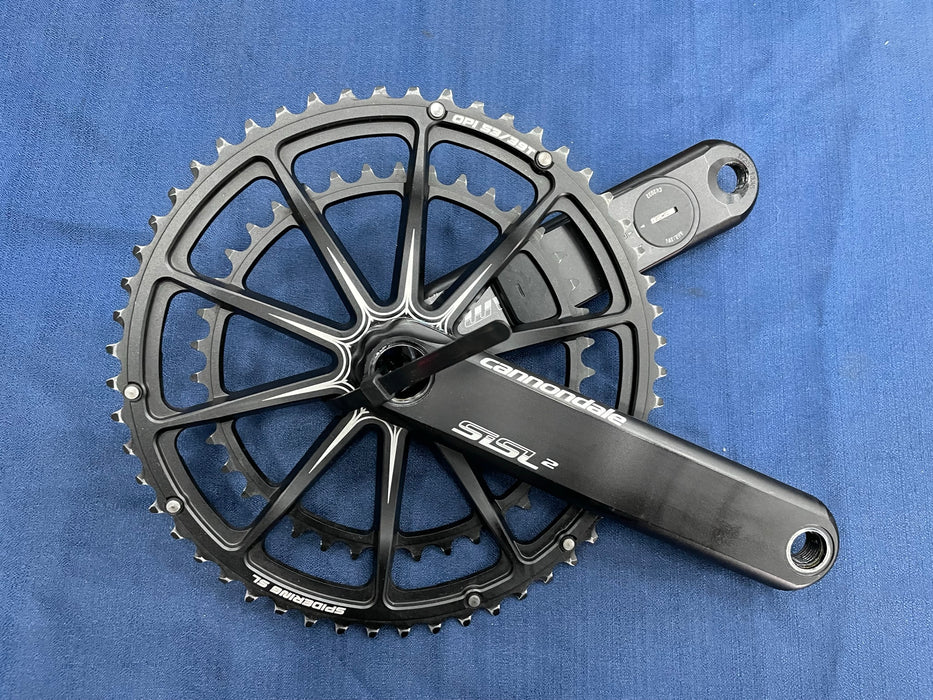 Cannondale Hollowgram SiSl2 Pioneer Power Crankset 172.5 53/39t No Spindle Used