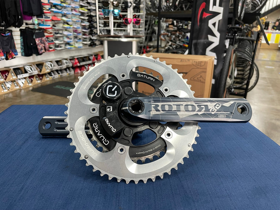 Rotor 3D Quarq Powermeter 53/39T 165mm Used