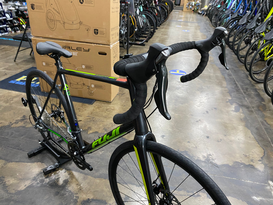 Fuji Sportif 1.5 Disc Shimano Tiagra 10 Speed - Anthracite/Green 2020