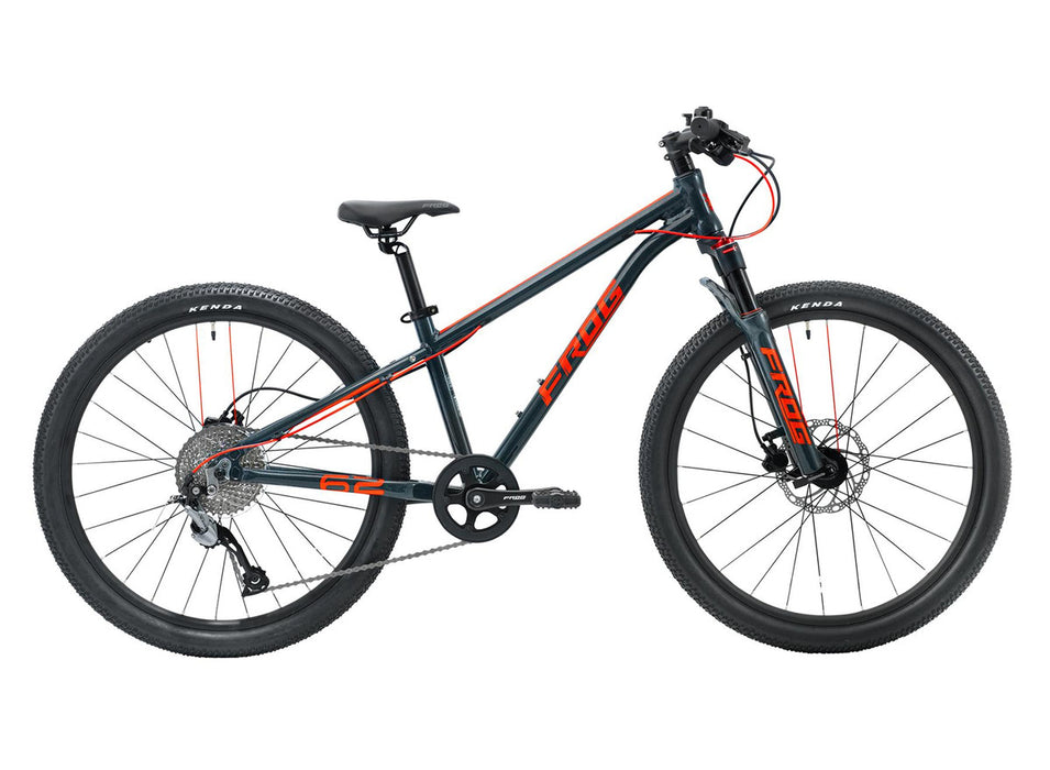 Frog 62 24" Kids Mountain Bike Alivio 9 Speed - Neon Red 2020