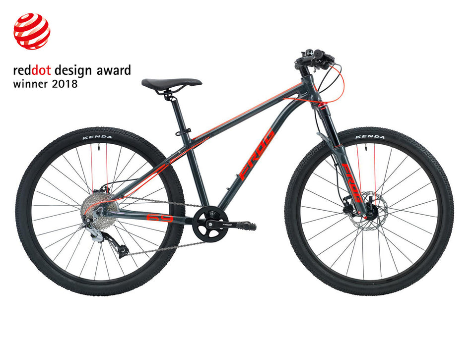 Frog 69 26" Mountain Bike Acera 9 Speed - Neon Red 2020