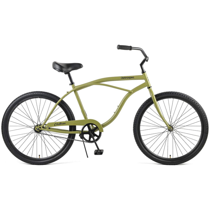 Retrospec Chatham Beach Cruiser 1-Speed 29" - Matte Military Green 2022